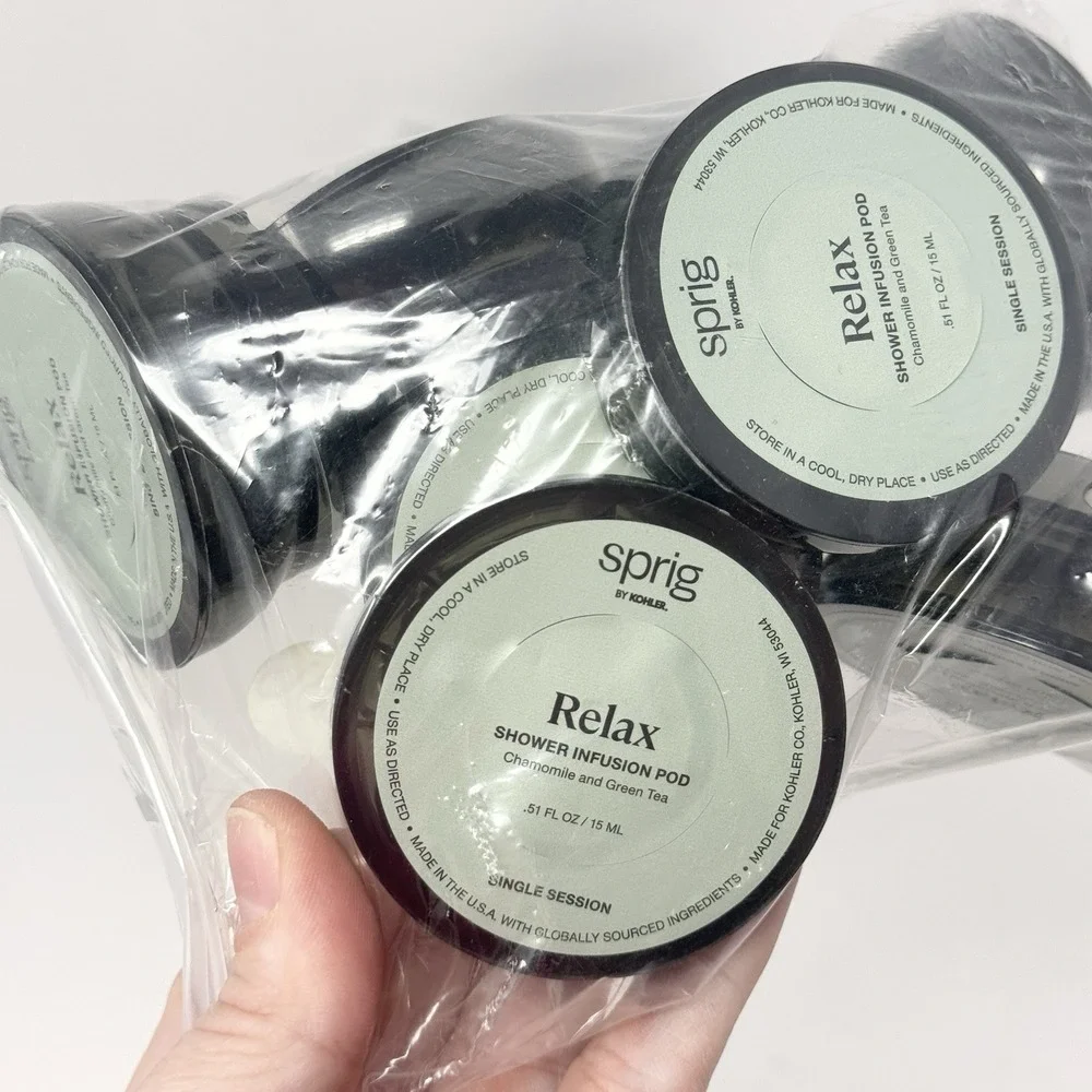 Sprig By Kohler Infusion Shower Pods RELAX Chamomile + Green Tea X16 Single Use‎